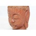 Natural Brown Golden Star Sand Stone God Buddha Head Decorative Statue idol
